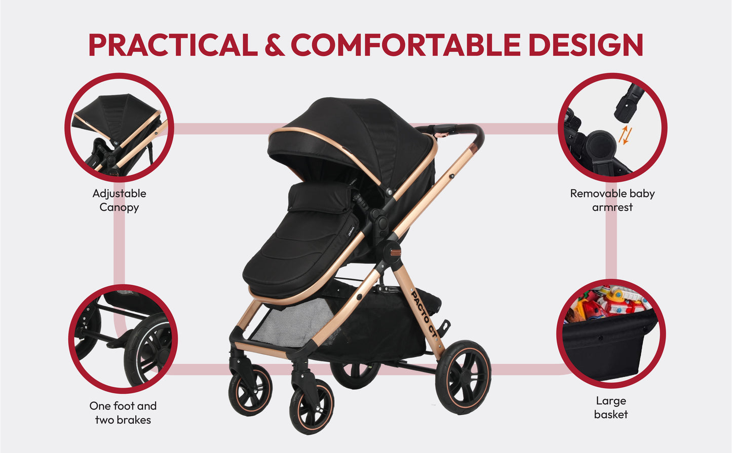 Pacto CT Convertible Stroller