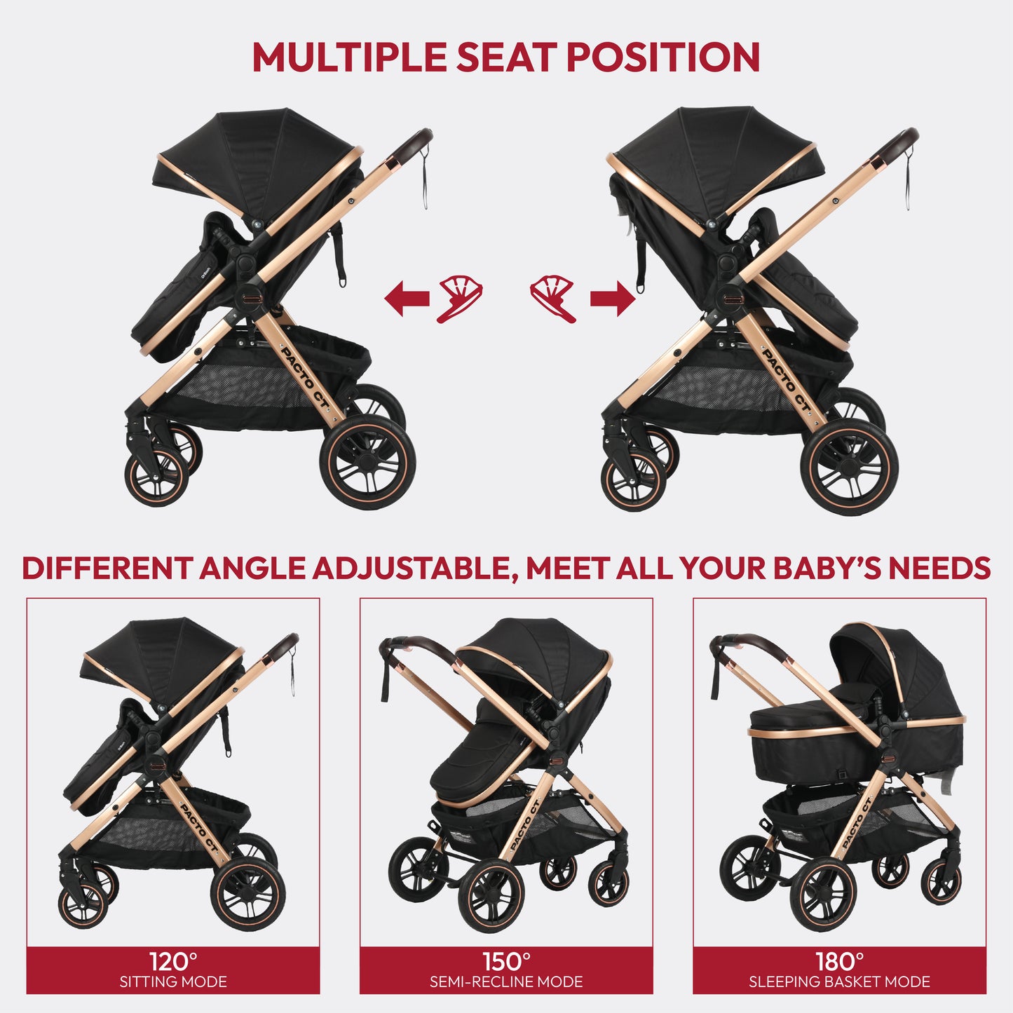 Pacto CT Convertible Stroller