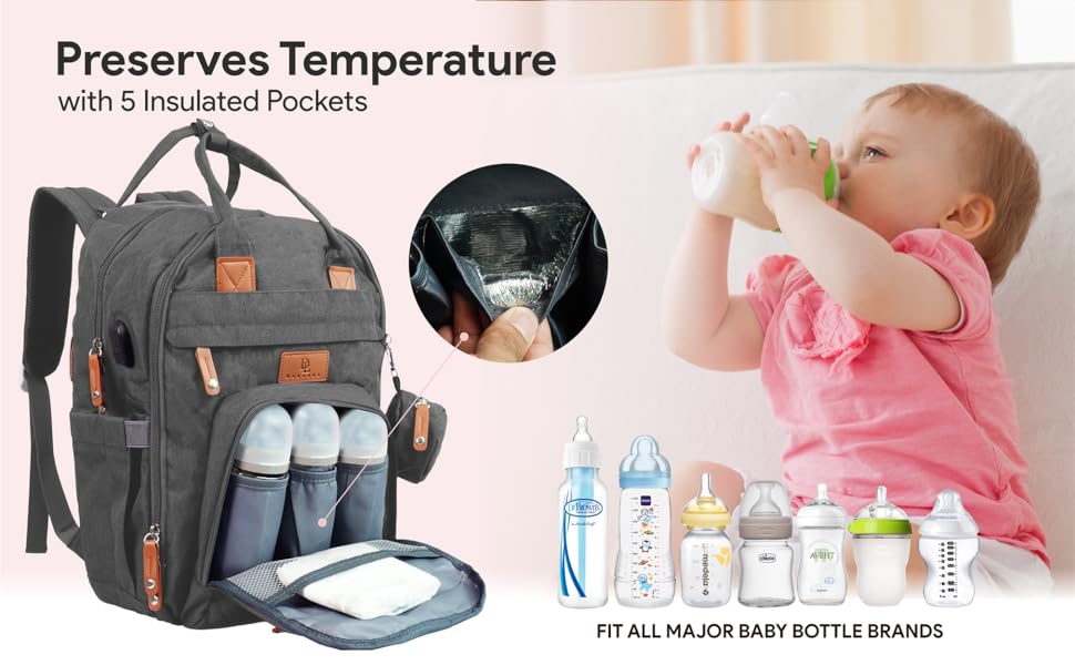 Dalaura Diaper Bag Backpack