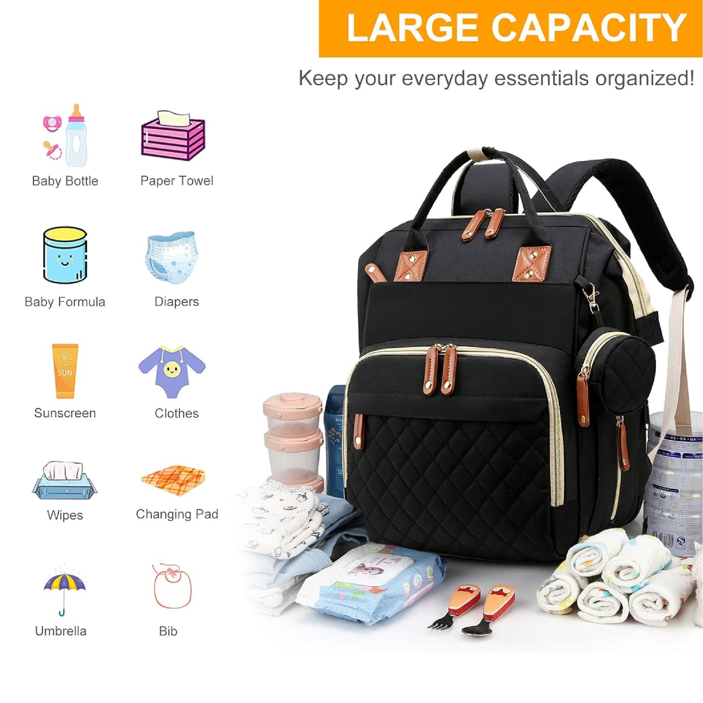 Dalaura Diaper Bag Backpack