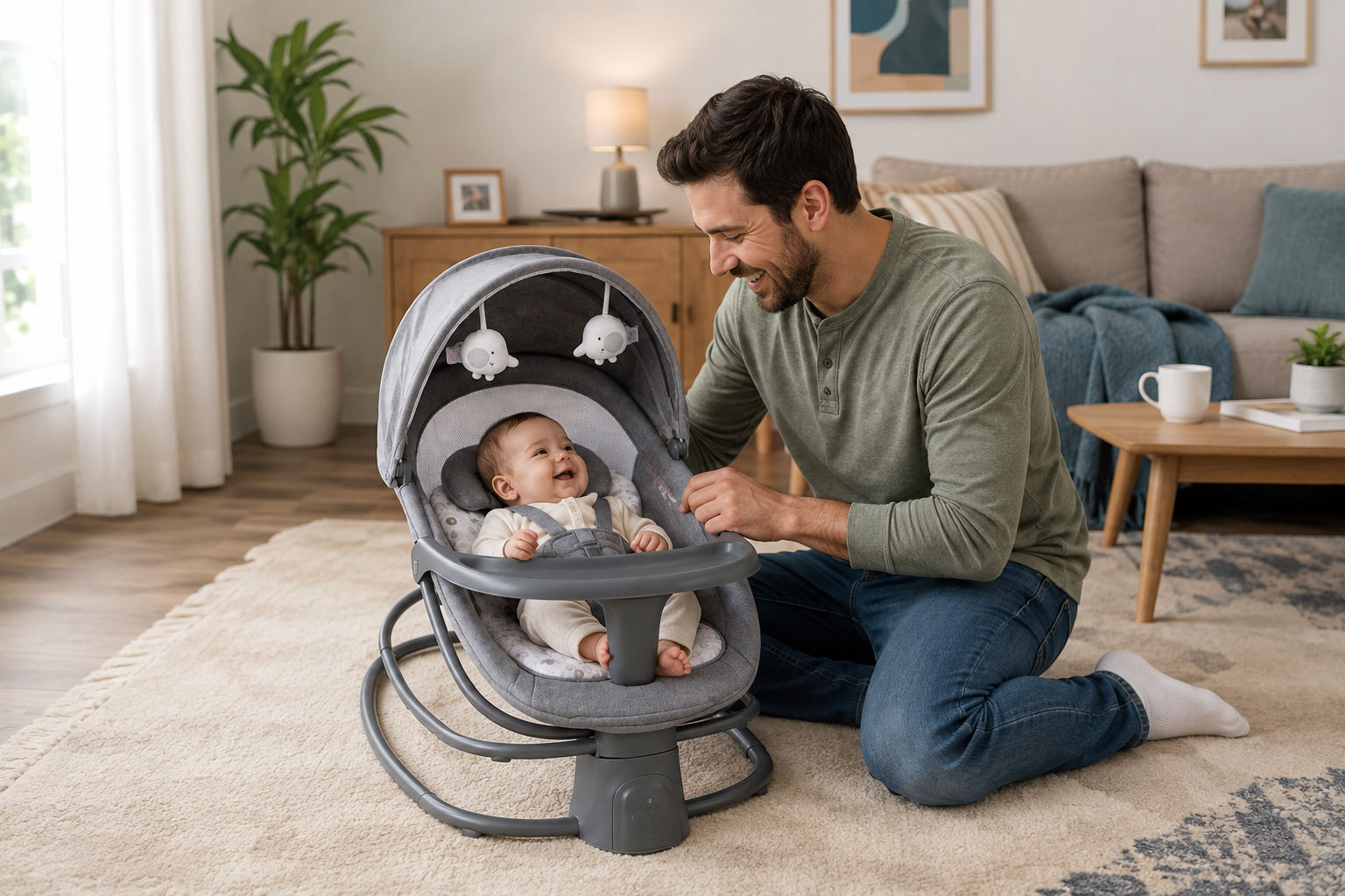 Mastela 4-in-1 Baby Swing: One Product, Four Ways to Use It