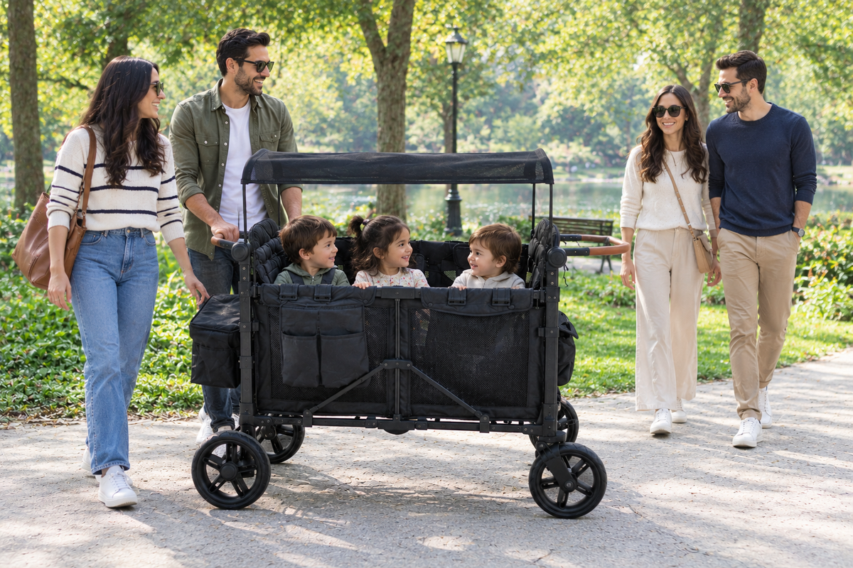 When is a Wagon Stroller Practical for Families?