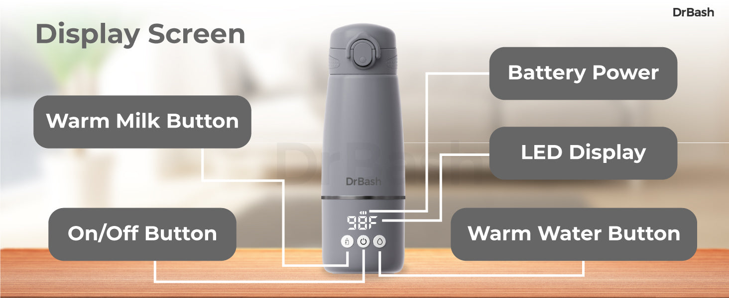 DrBash Portable Milk Warmer