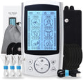 DrBash TENS & EMS unit Machine with Dual Channel 24 Modes Muscle Stimulator for Pain Relief Therapy