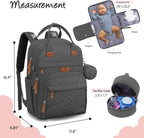 Diaper Bag Backpack –Large Multifunction Travel Baby Bag- ChangingPad,StrollerStraps for Moms & Dads –Newborn Essentials
