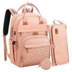 Diaper Bag Backpack –Large Multifunction Travel Baby Bag- ChangingPad,StrollerStraps for Moms & Dads –Newborn Essentials