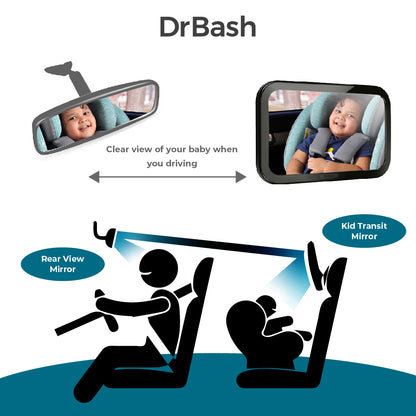 DrBash Baby Car Mirror for Back Seat