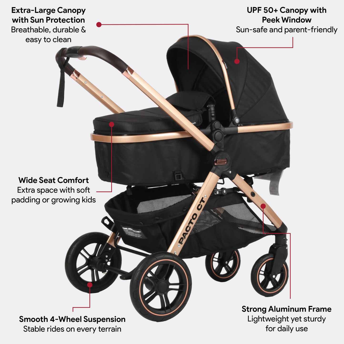 Pacto CT Convertible Stroller