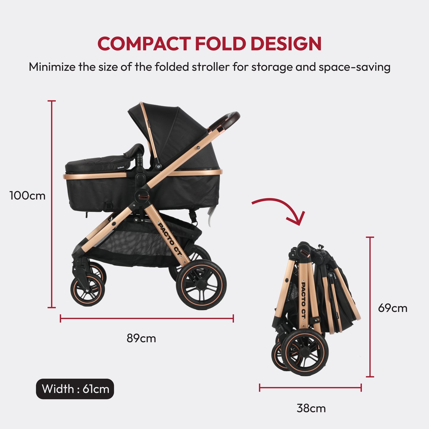 Pacto CT Convertible Stroller