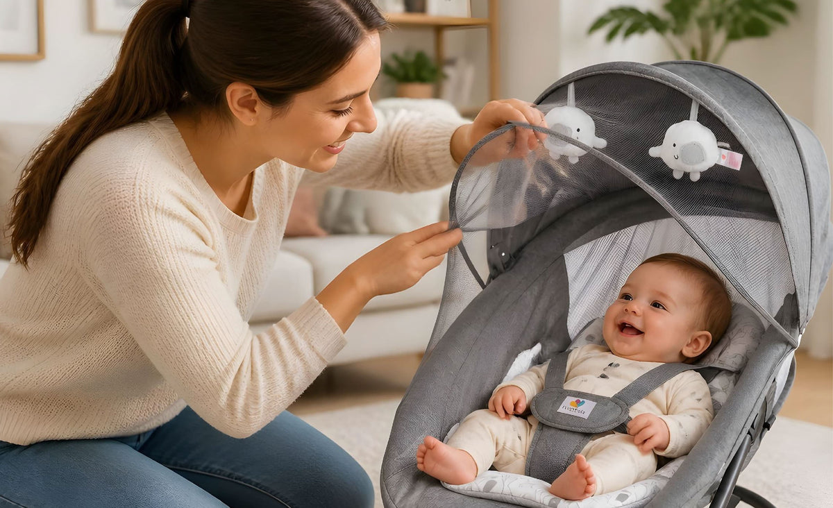 4 in 1 Baby Swing Enclosed Bassinet
