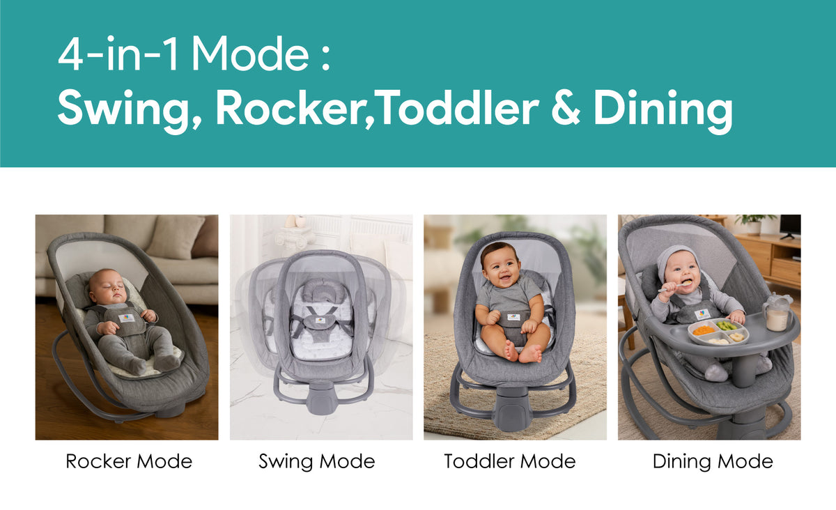 4 in 1 Baby Swing Modes