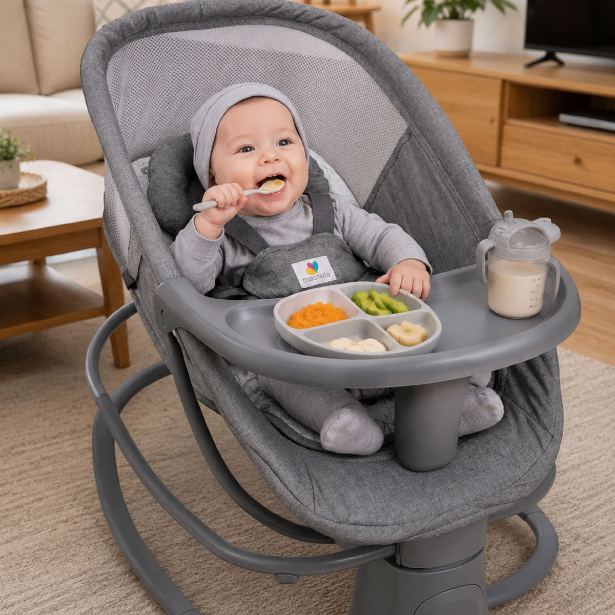 Baby Swing Detachable Feeding Tray