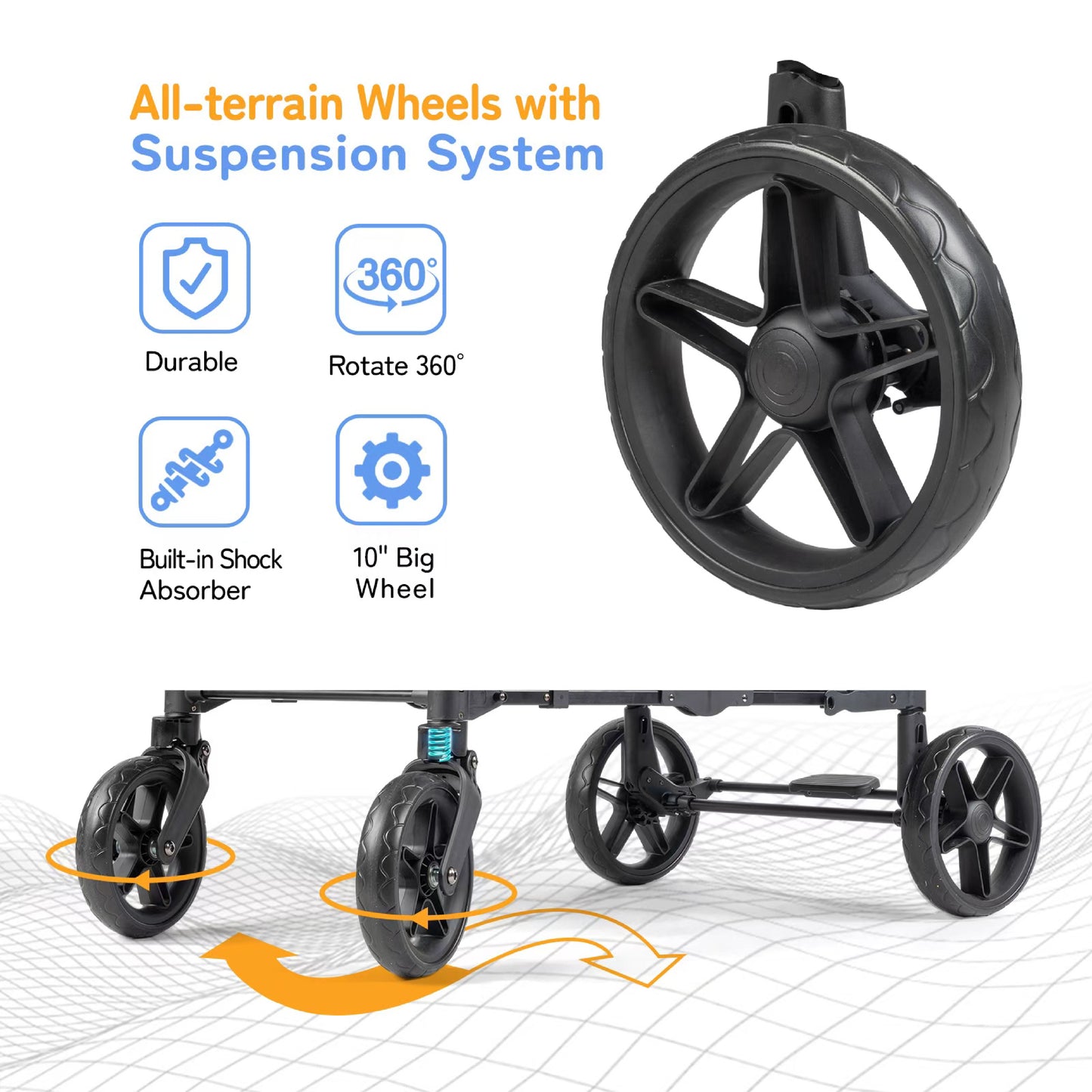 DrBash 4-Seater Wagon Stroller