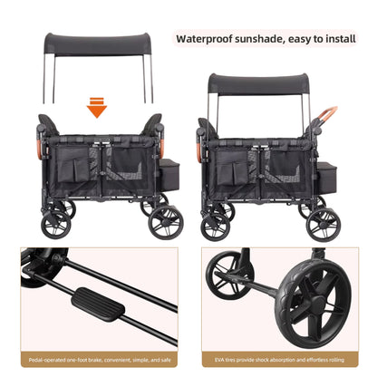 DrBash 4-Seater Wagon Stroller