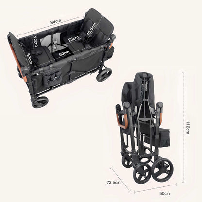 DrBash 4-Seater Wagon Stroller
