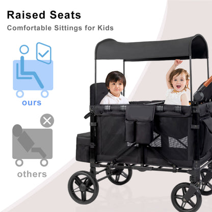 DrBash 2-Seater Wagon Stroller